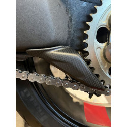 Carbon matt Kettenschutz unten für Ducati Multistrada V4