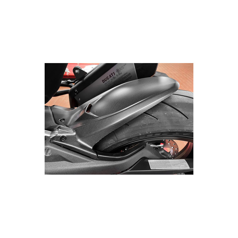 Schutzblech hinten Carbon mit schwarzschraube x 3