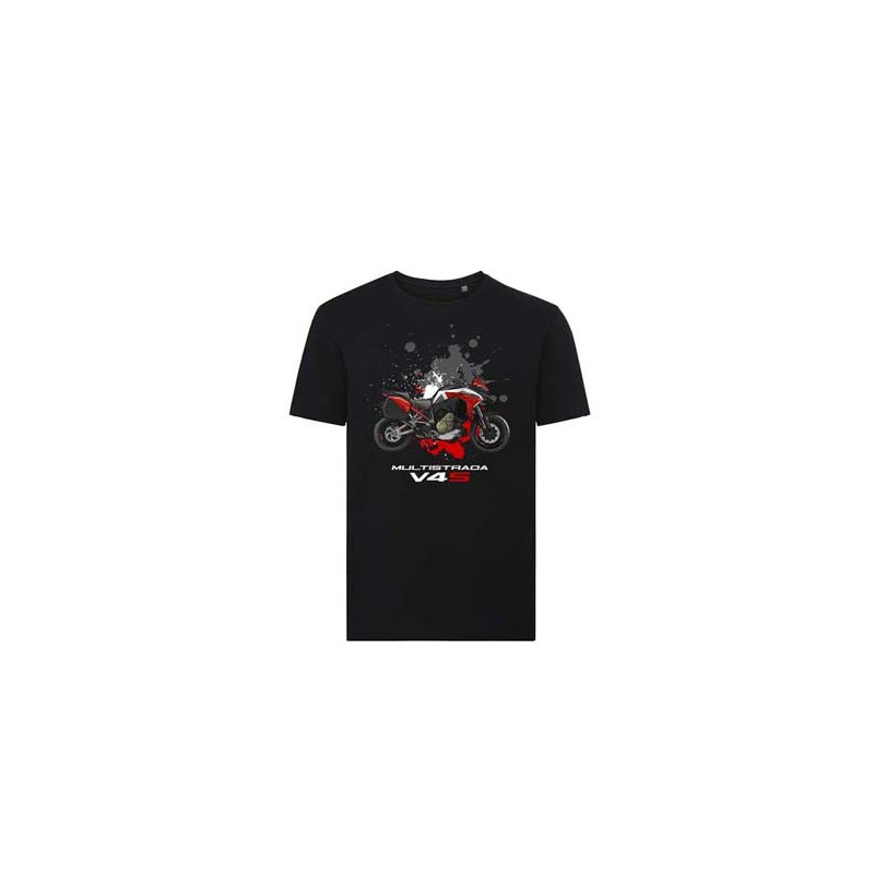 T-shirt XL für Ducati Multistrada V4S Drawing Style TS-DUC-038