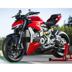 Kühlerabdeckungen Carbon matt für Ducati Streetfighter V2