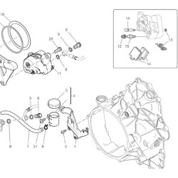 Hintere Bremstankhalterung Carbon matt Ducati Panigale V4 Bj 2023