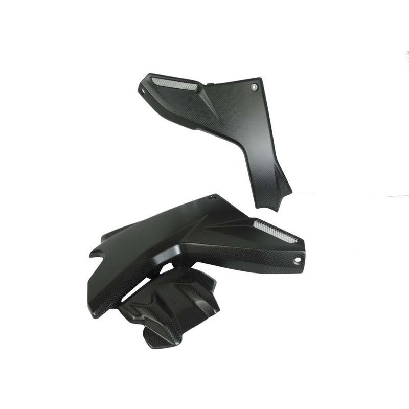 Seitliche Tankabdeckungen Carbon matt für Ducati Multistrada V4