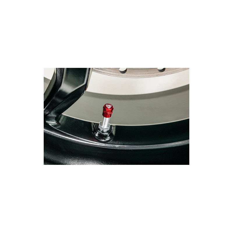 KS252 Ventilkappen Rot CNC Racing (Paar)