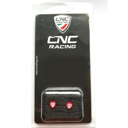 KS252 Ventilkappen Rot CNC Racing (Paar)