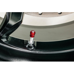 KS252 Ventilkappen Schwarz CNC Racing (Paar)