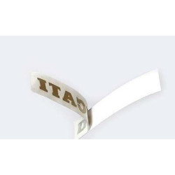 Aufkleber 'DUCATI' der Schriftzüge Silber/Gold 58x6mm